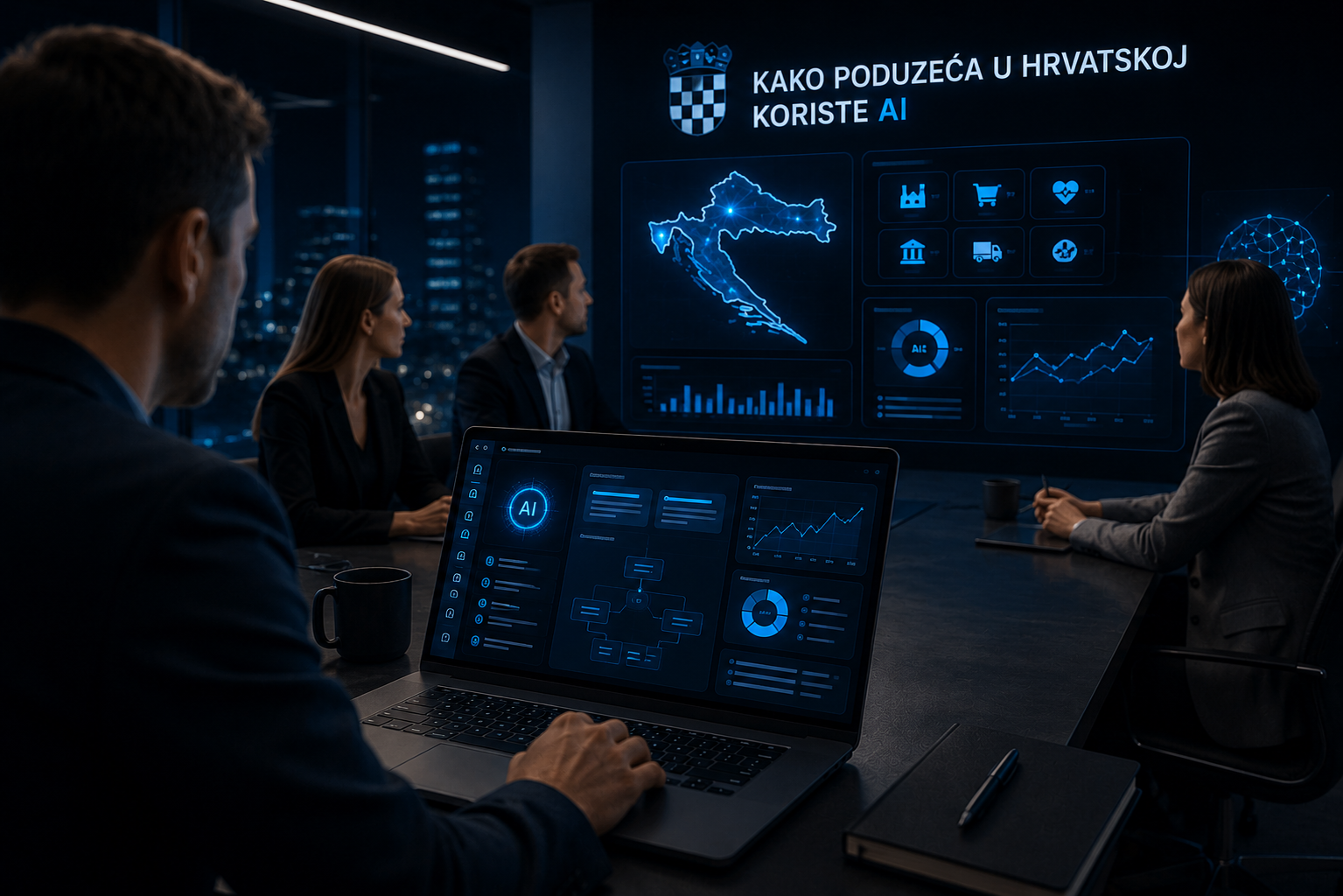 kako Hrvatska poduzeća koriste AI