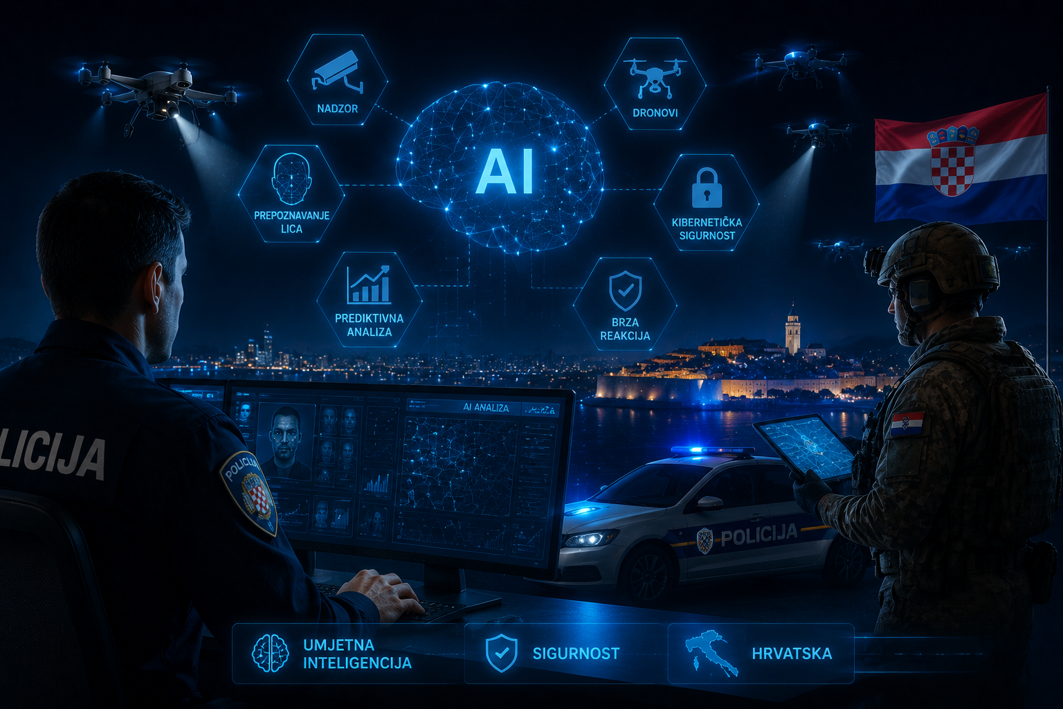 AI i sigurnost: kako hrvatska policija i vojska koriste tehnologiju