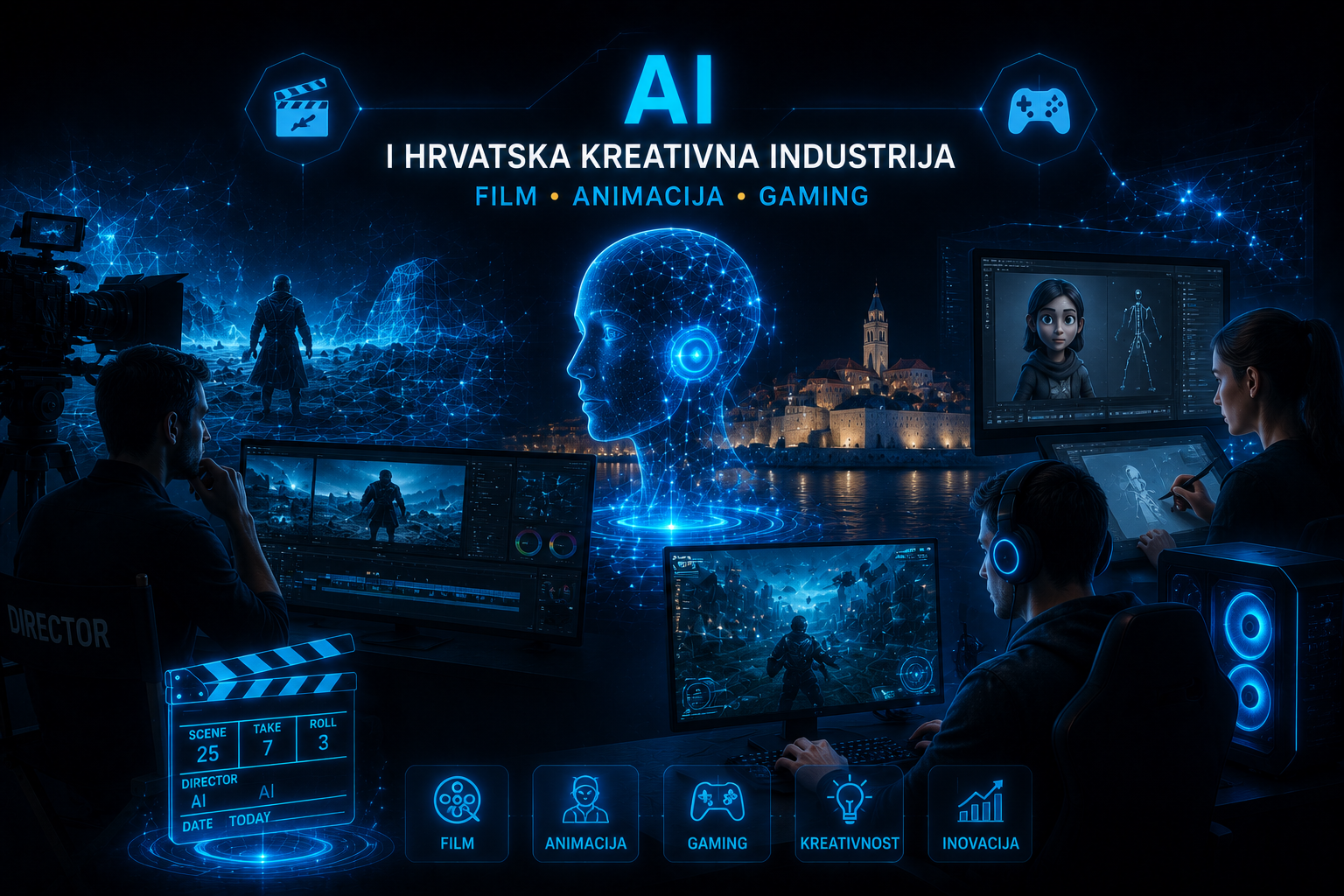AI i hrvatska kreativna industrija: film, animacija i gaming